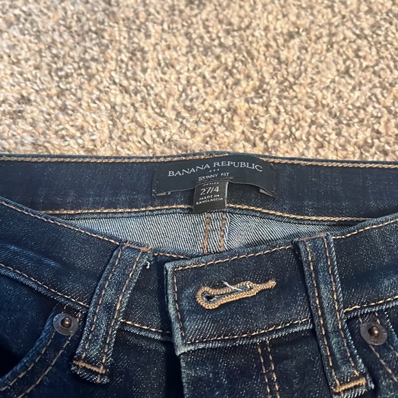 Banana Republic Skinny Fit jeans size 27 petite EUC - Picture 3 of 5
